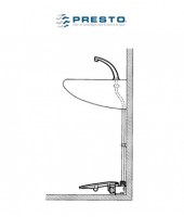 PRESTO 520 TEMPORIZADA LAVABO A PEDAL